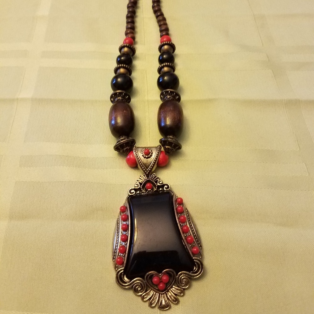 Exotic Wooden necklace